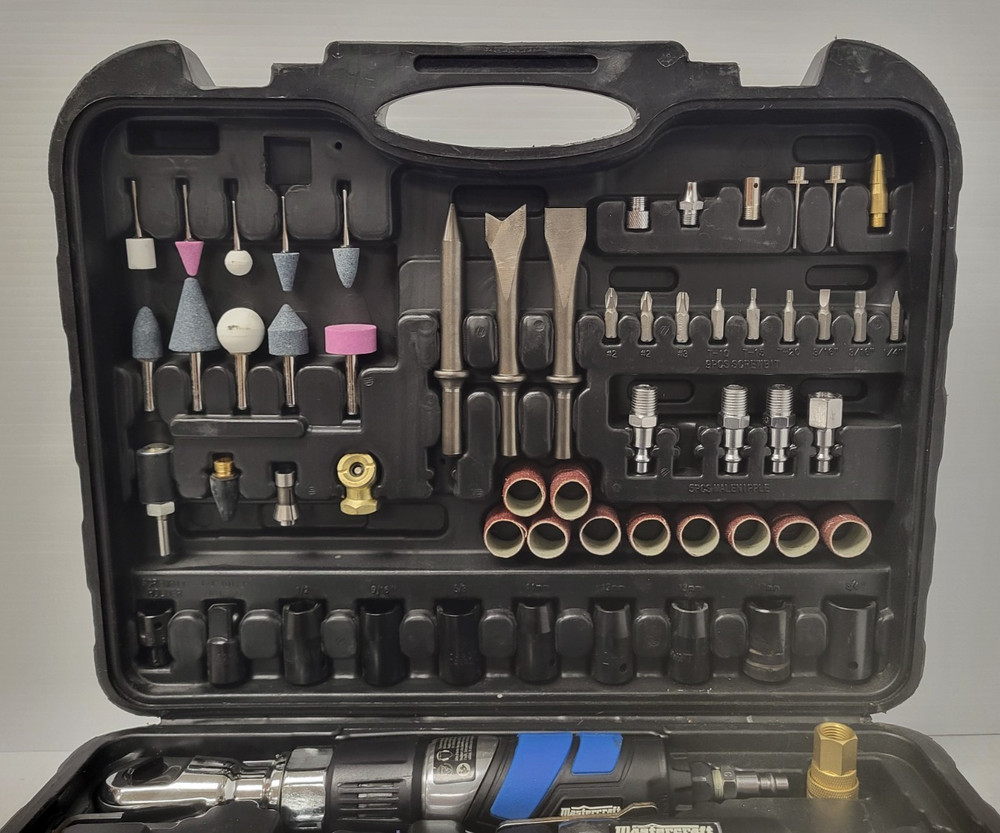 (N93672-4) Mastercraft 72pc Air Tool Kit