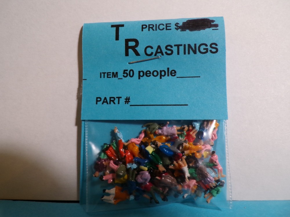 n scale mixed people (50 pcs )