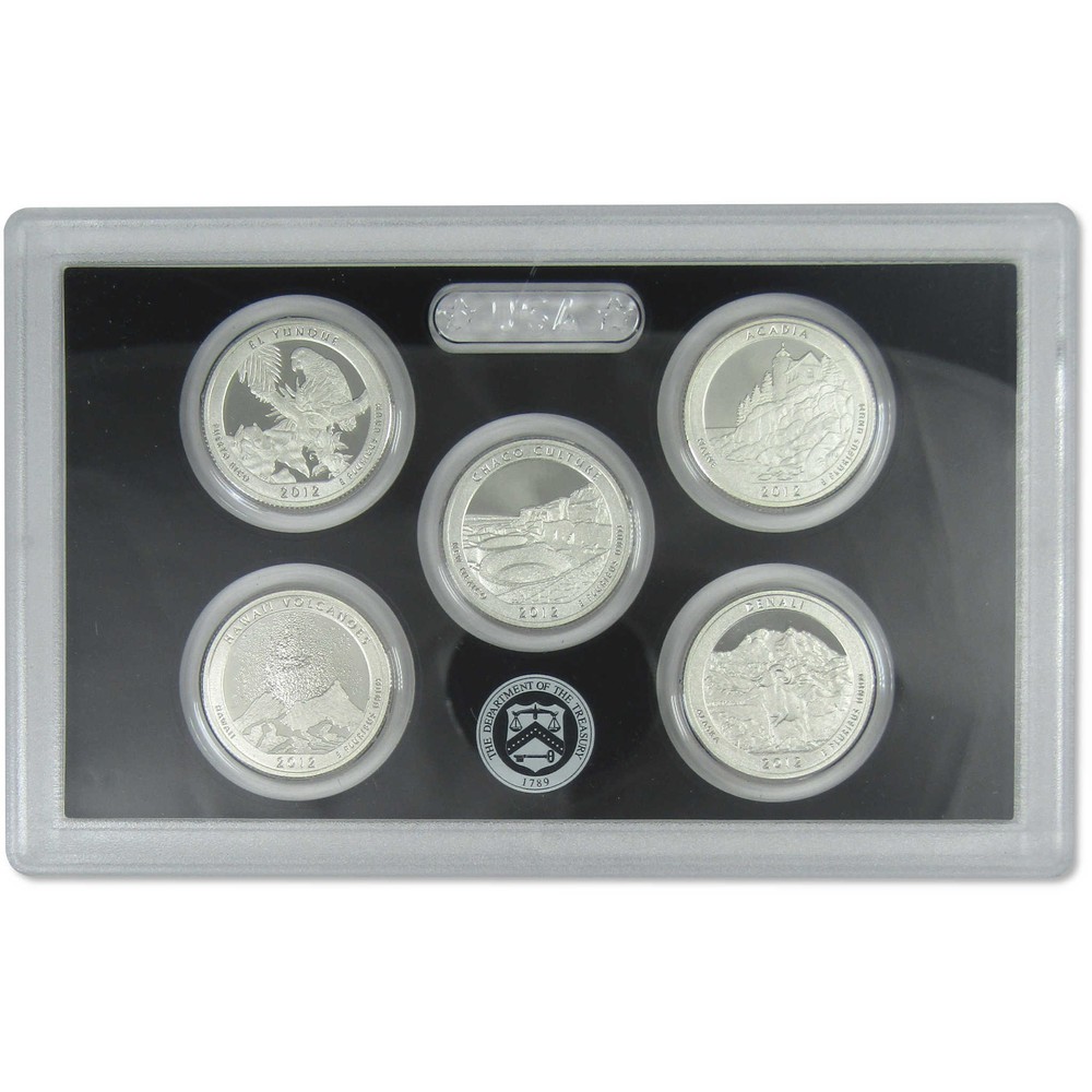 2012 Silver Proof Set U.S. Mint Original Government Packaging OGP COA
