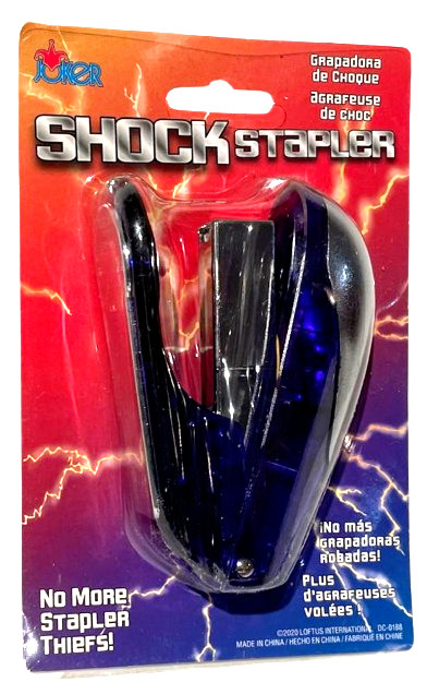 SHOCK STAPLER PRANK Office School Practical Joke Gag Funny Gift Shocking Trick