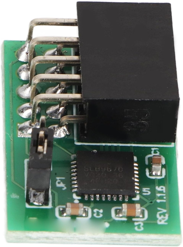 TPM 2.0 Module 10Pin SPI TMP2.0 Encryption Module for Supermicro AOM TPM 9670V S