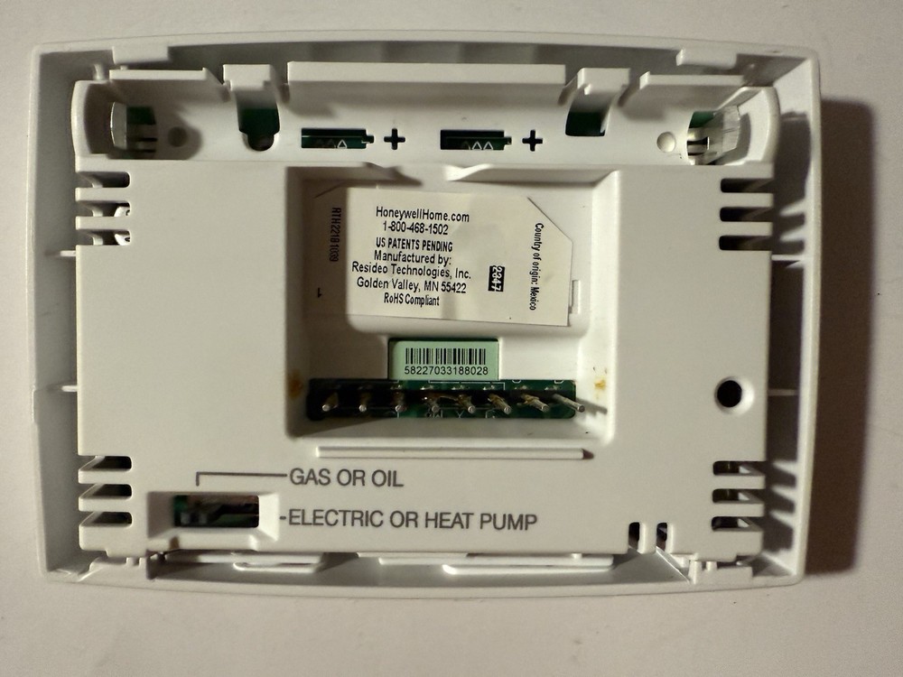 Honeywell Home RTH221B1039 Programmable Thermostat, White
