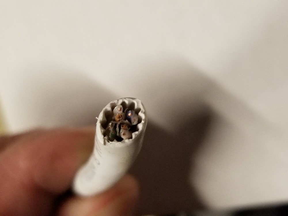 Commscope CS44P Cat6A U/UTP Network Ethernet 10G 10Gig Cable Plenum White /50ft