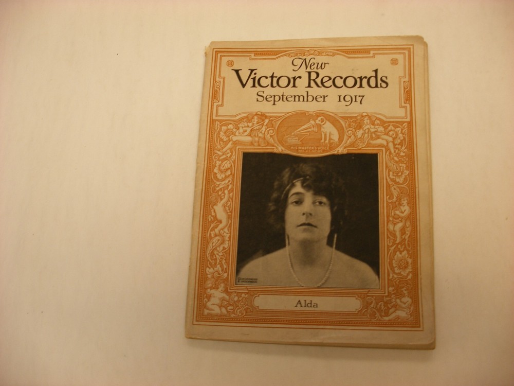 Original Victor Phonograph Record Catalog - Dated September, 1917