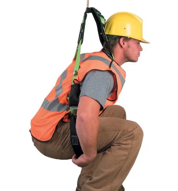 Werner Easy Wear Adjustable Fall Protection Safety Harness (D-Ring)