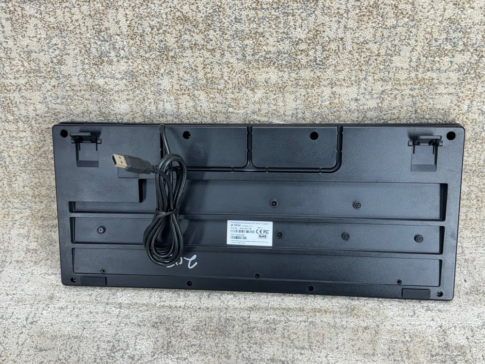 ID Tech With MagStripe Reader IDKA-234112B Keyboard USB - Quantity Available