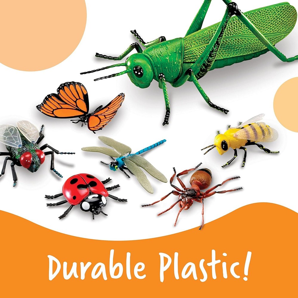 Learning Resources Jumbo Insects I Fly, Ant, Bee, Ladybug, Grasshopper,