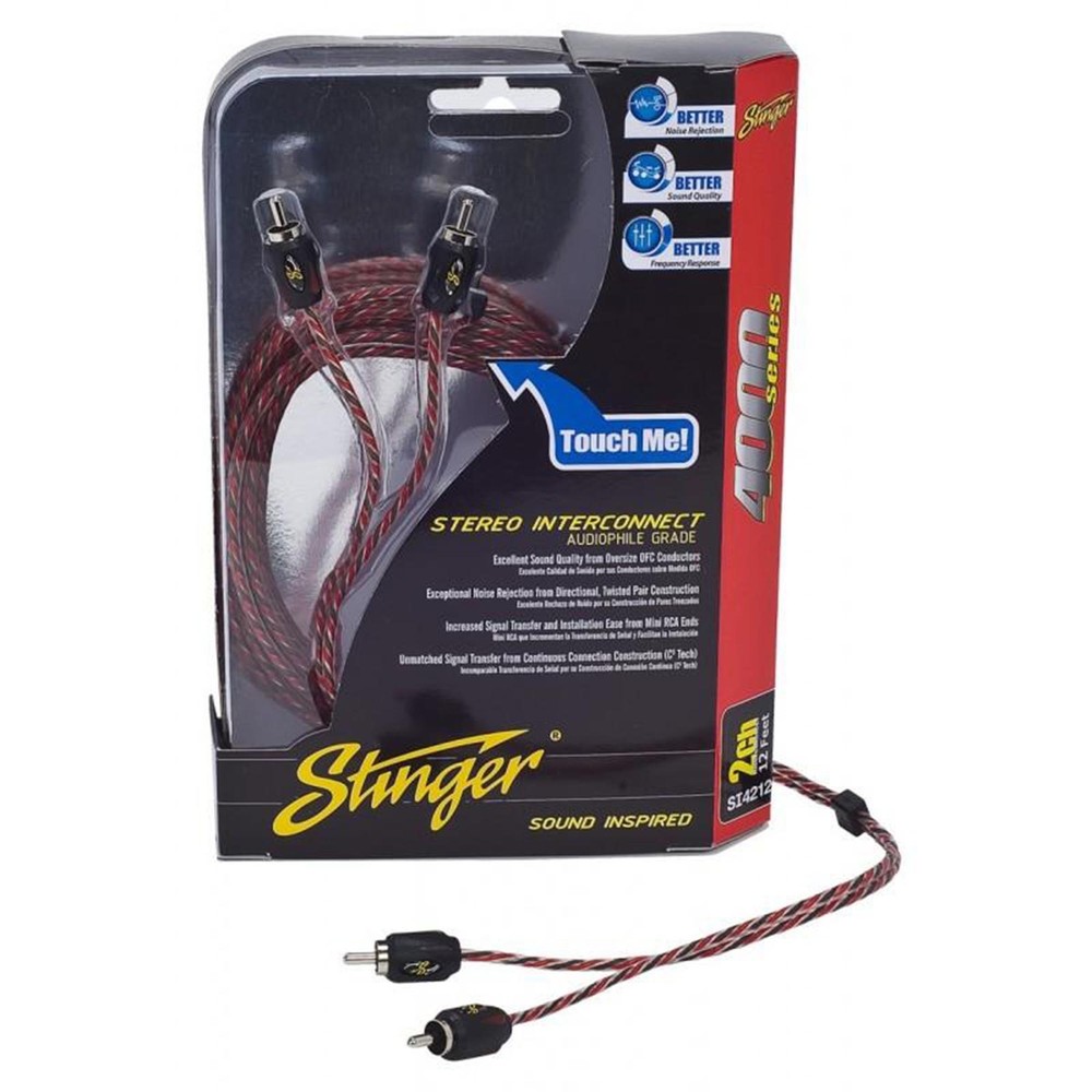 Stinger SI4217 4000 2-Ch Twisted Pair Interconnect 17ft