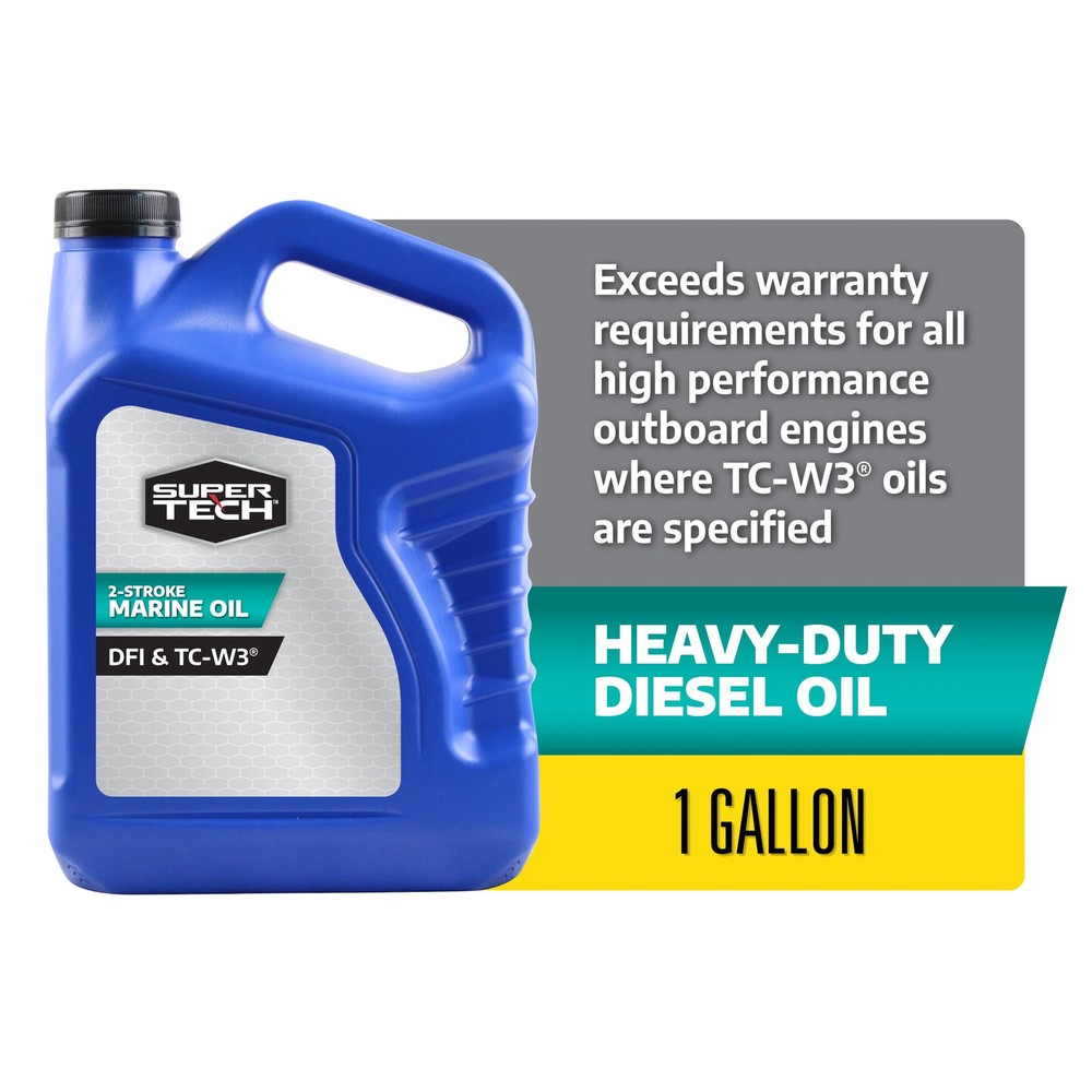 Super Tech TC W Outboard Cycle Engine Oil Gallon