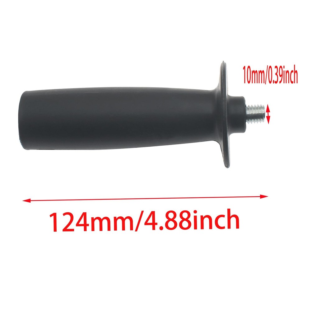 2 Pcs Black M10 Angle Grinder Handle, 10mm Thread, Angle Grinder Side Handle,...