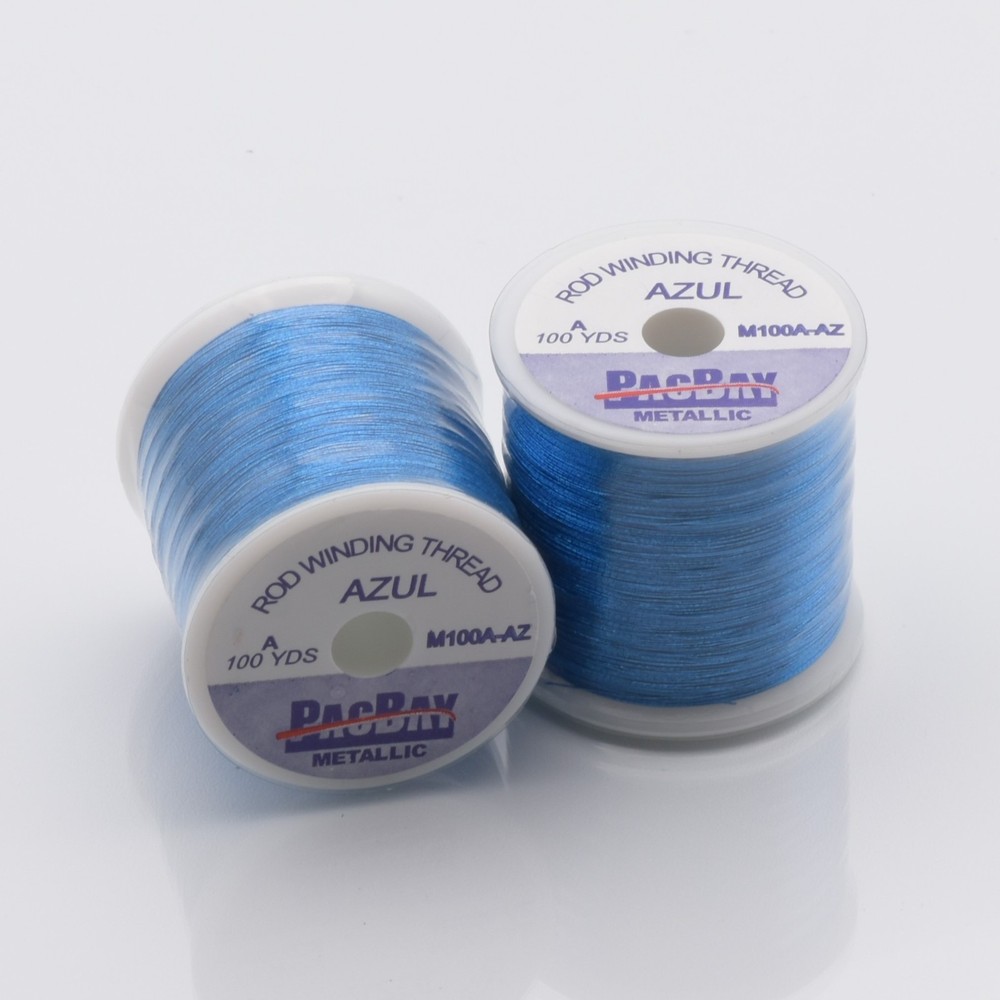 Pac Bay Metallic Thread - Multiple Colors - Size A - 100 YDS