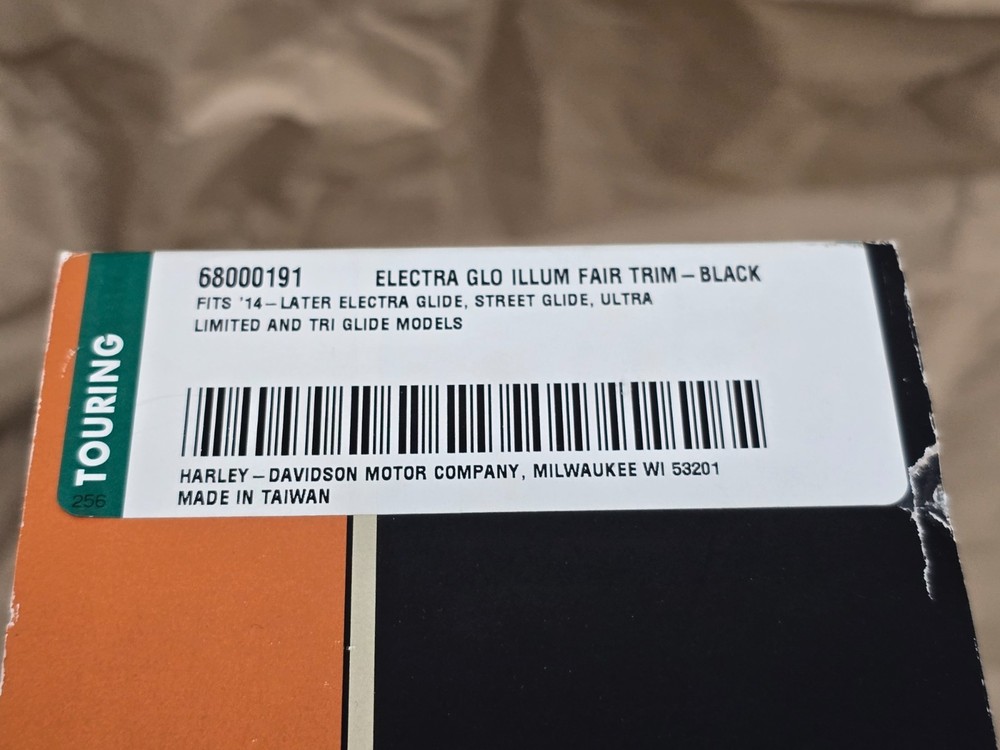 Electra Glo illuminated fairing trim-black