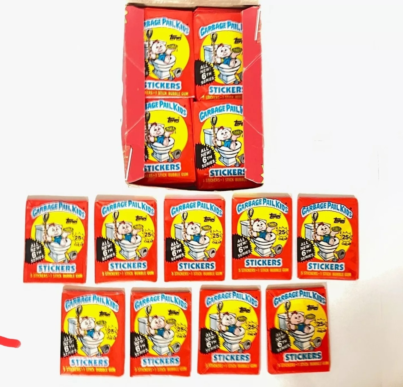 🤮Garbage pail kids OS6 Unopened Sealed Pack! GPK wax Pack Series 6 Brand New💀