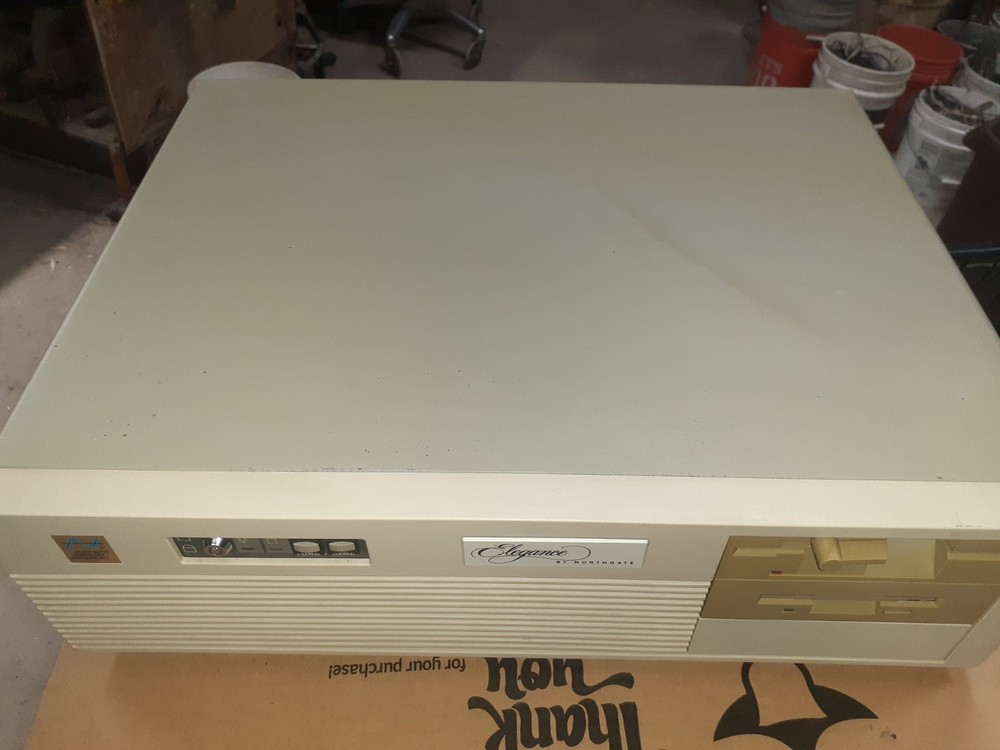 Vintage Northgate Computer Systems Elegance W/Turbo & Floppy Drive Untested