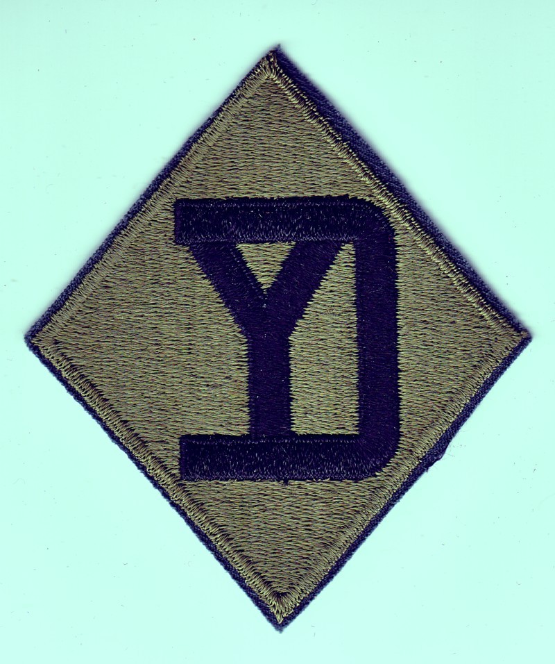 Army Patch: 26th Infantry Division - cut edge, subdued