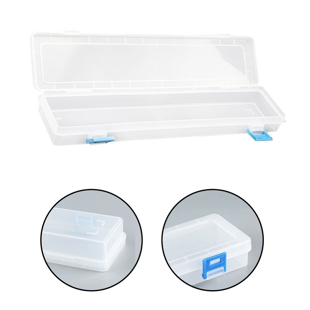 White Plastic Storage Box for Artists Keep Your Brushes for Easy Access