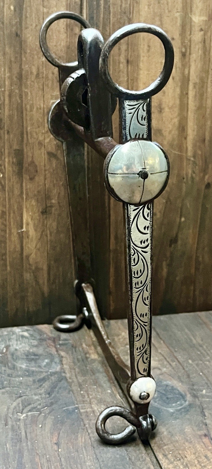 Las Cruces bit by Jose Tapia (1831-1902) of Los Angeles, California