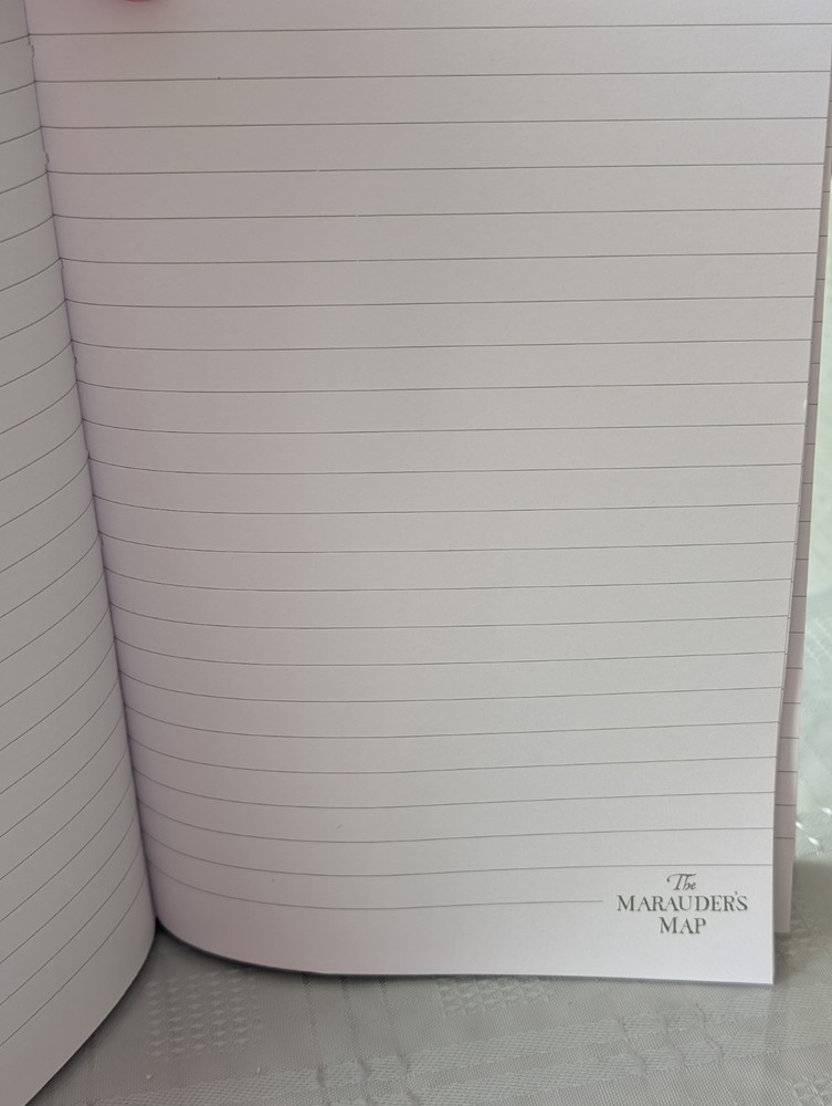 Harry Potter Marauders Map Diary Notebook Journal