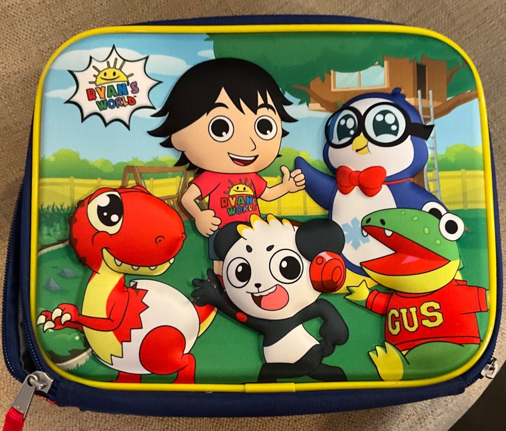 Ryans world dino lunch box ex condition