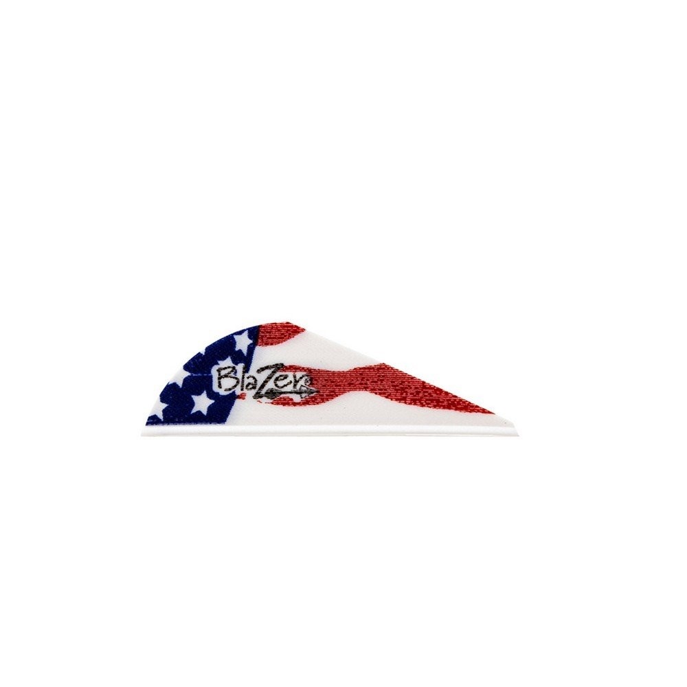 Bohning Blazer Vanes 2" Solid Arrow Fletches American Flag - 10832AF2