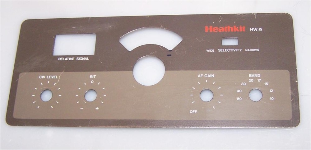 Heathkit HW-9 Front Panel Looks Never Used