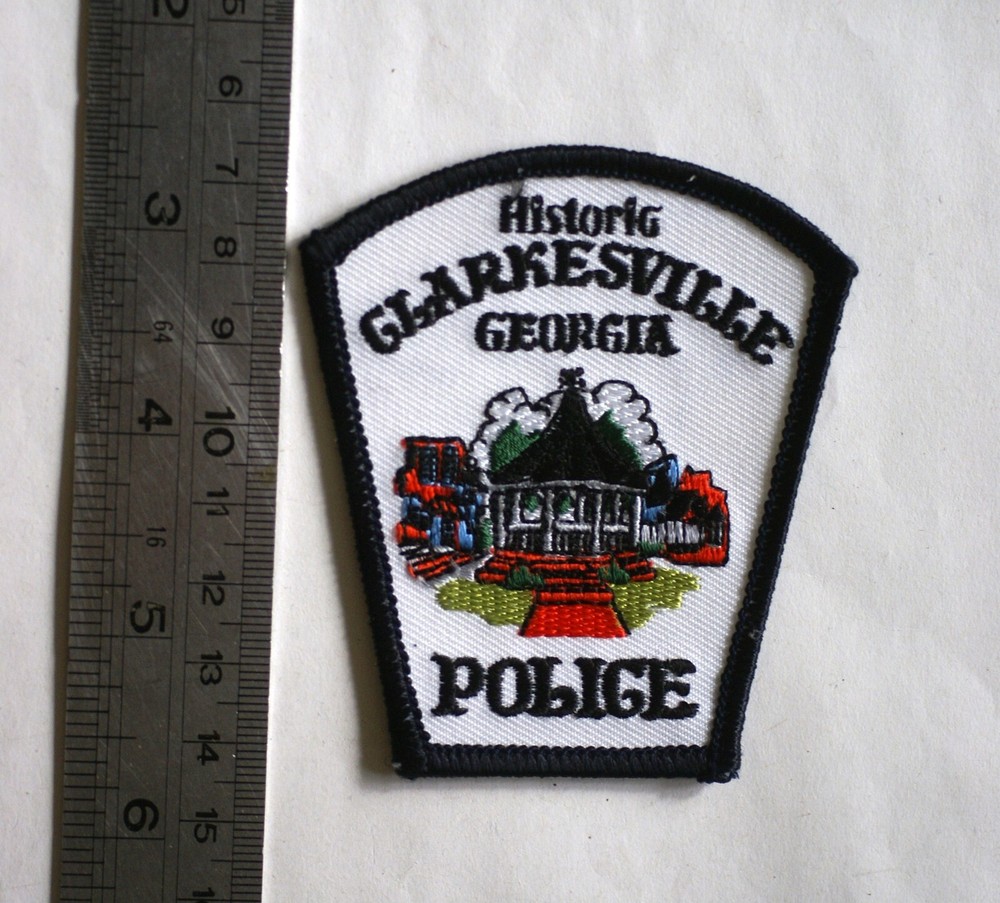 Obsolete Clarkesville Police patch, Georgia (hat sized)