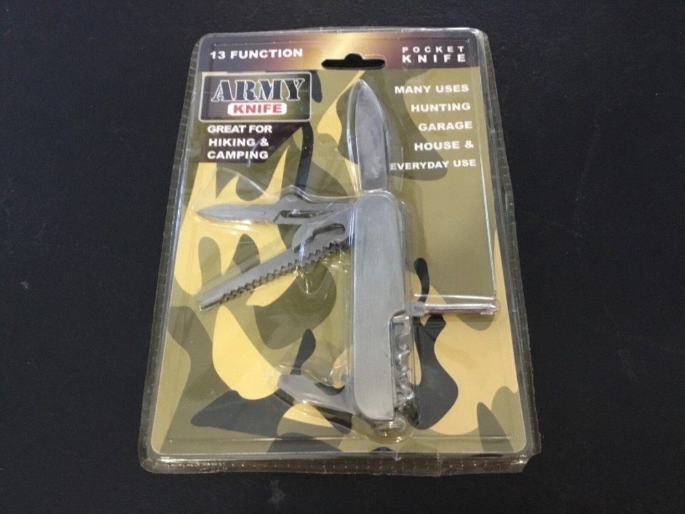 13 Function Army Knife Pocket Knife