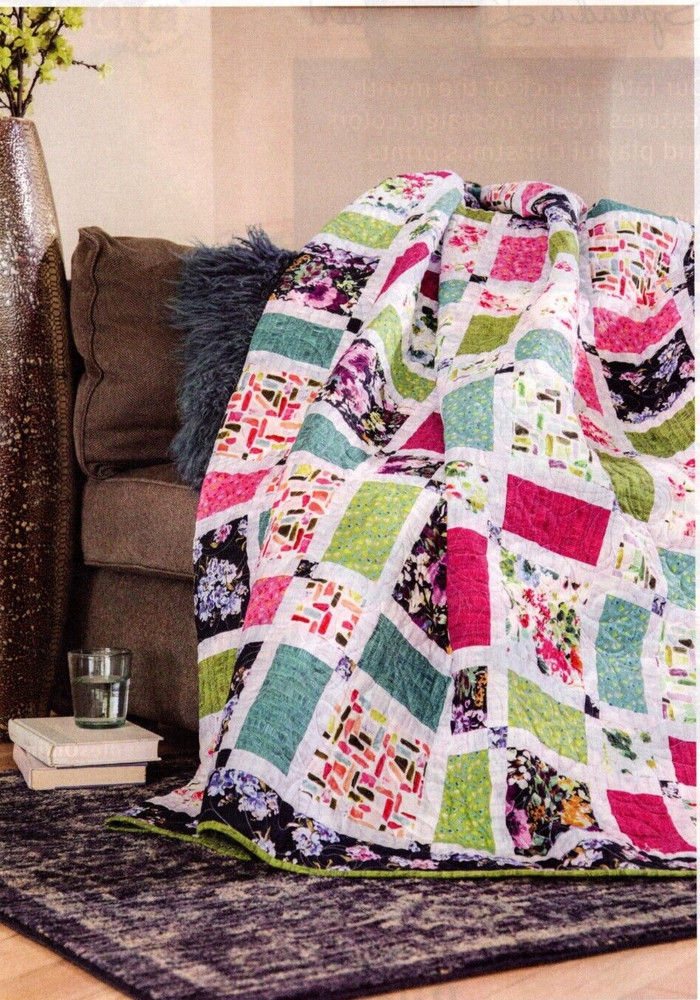 Gretta's Garden Quilt Pattern Pieced JV