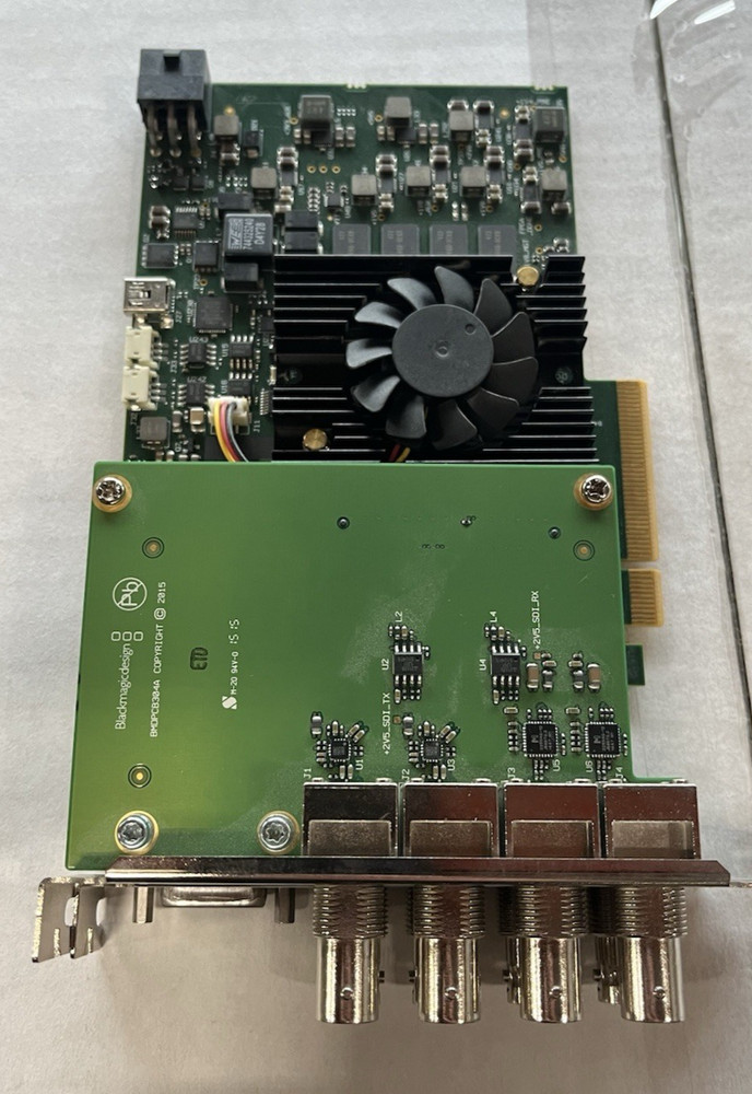 Blackmagic Design DeckLink Duo 2 BMDPCB211C PCIe Video Capture Card 4x SDI