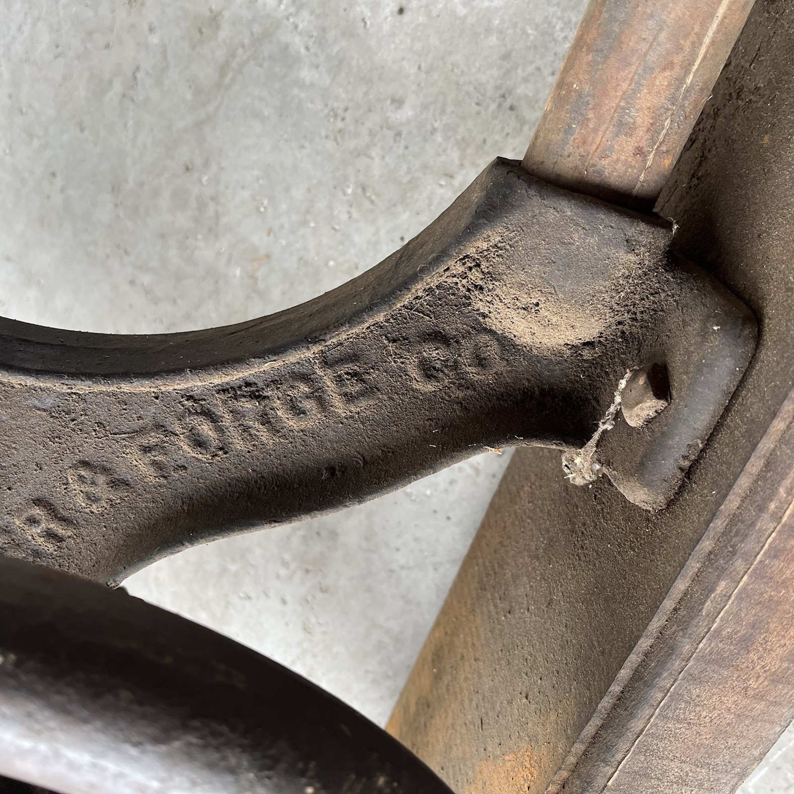 Vintage Champion Blower & Forge Co. Hand-Crank Drill Press Lancaster NOT SEIZED