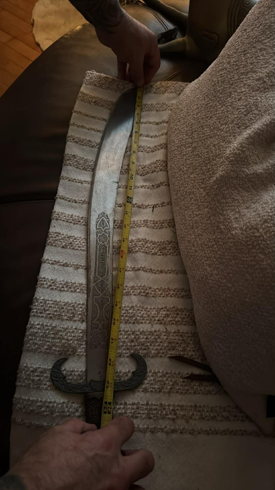 Late 20the Century Arab Scimitar Sword Antique Sword