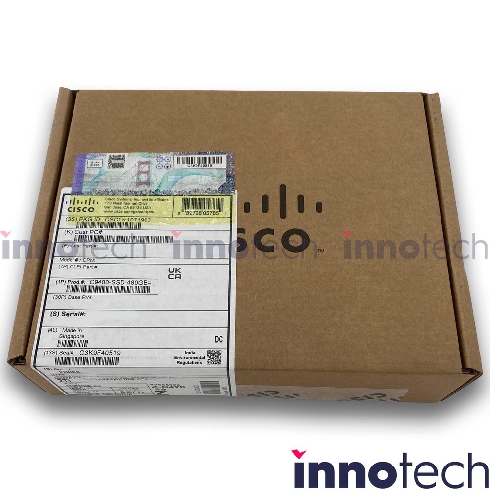 Cisco C9400-SSD-480GB Solid State Drive New Sealed