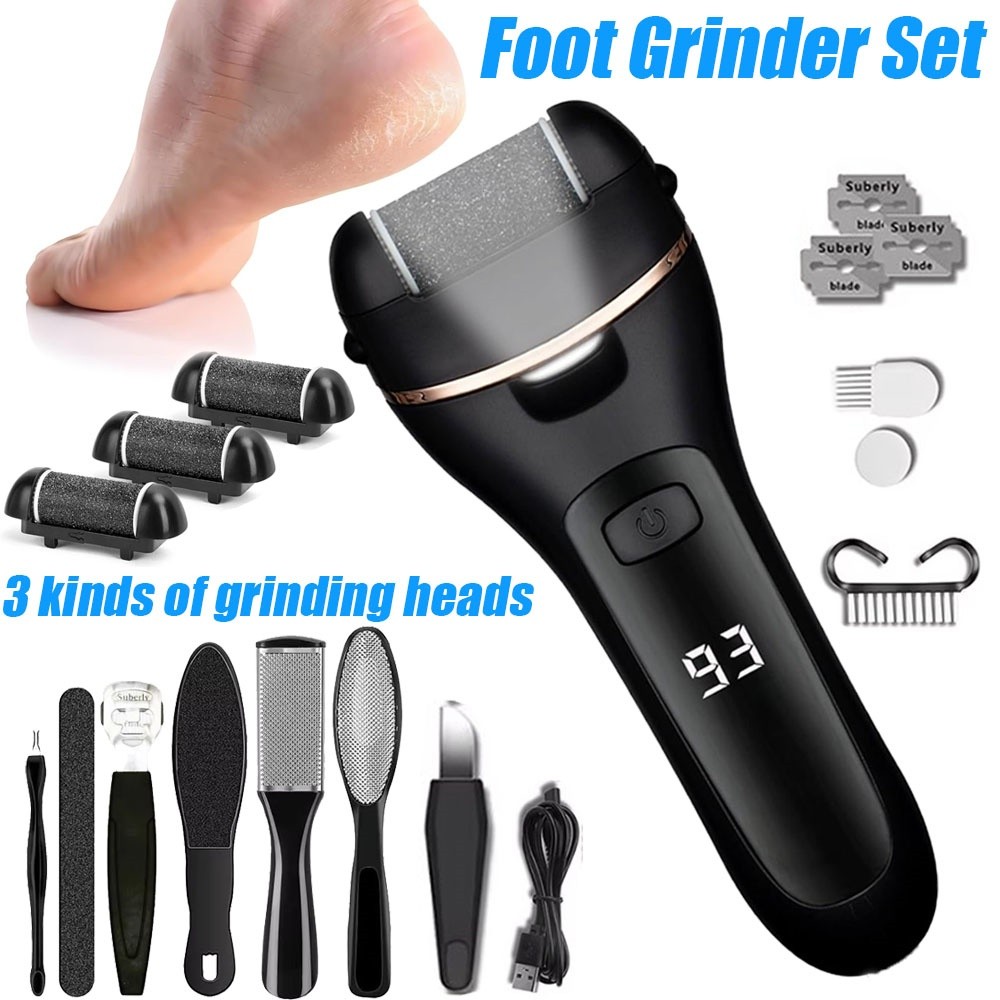 Professional Electric Foot Grinder File Callus Dead Skin Remover Pedicure Tool