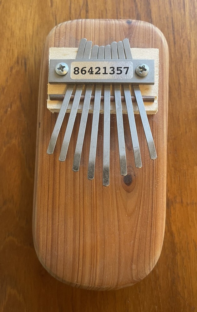 Thumb Piano by MOUNTAIN MELODY PADAUK Model Lightly Used.