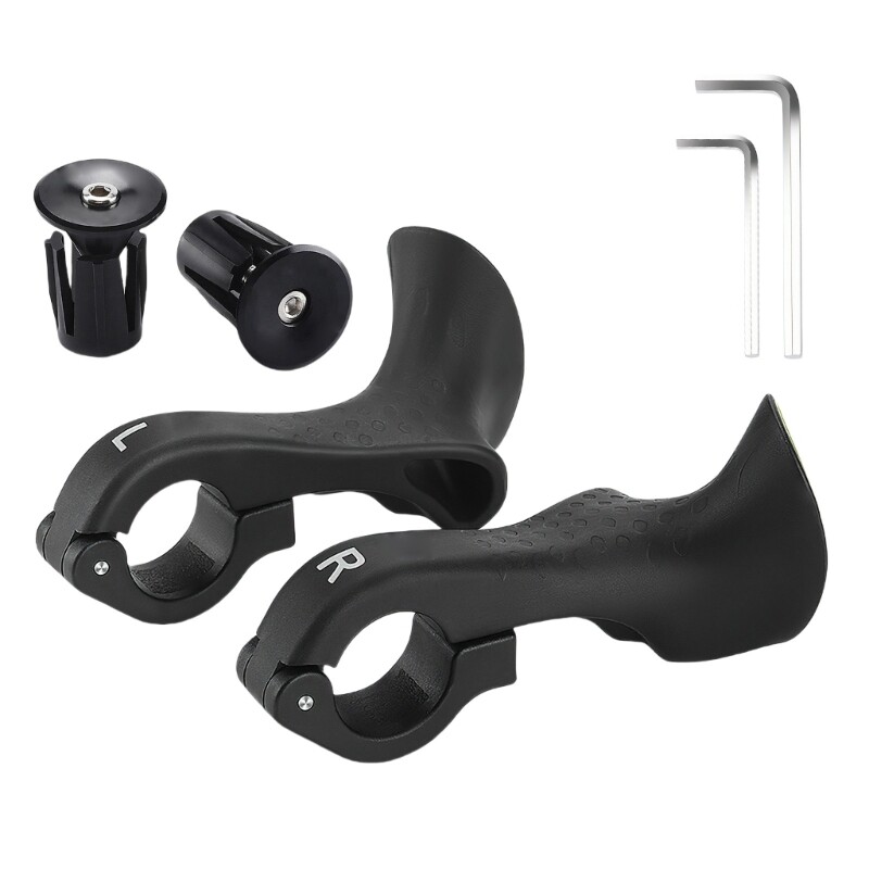 Bicycles Bar Ends, Ends Bar and Plugs Set Extender Handlebars, Shock Reduction