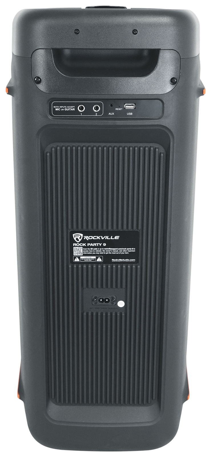 Rockville ROCK PARTY 9 Dual 8" Home/Portable Bluetooth Speaker Deep Bass+Effects