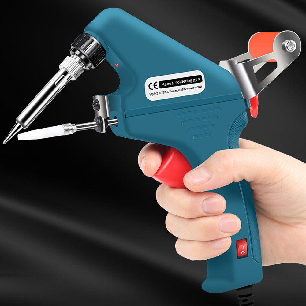 60W Handheld Soldering Automatic Tin Feeding Machine Electronic O8G7