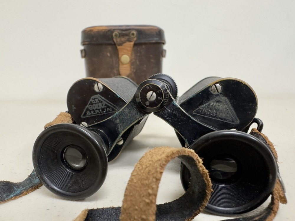 Vintage Goerz German Binoculars With Case