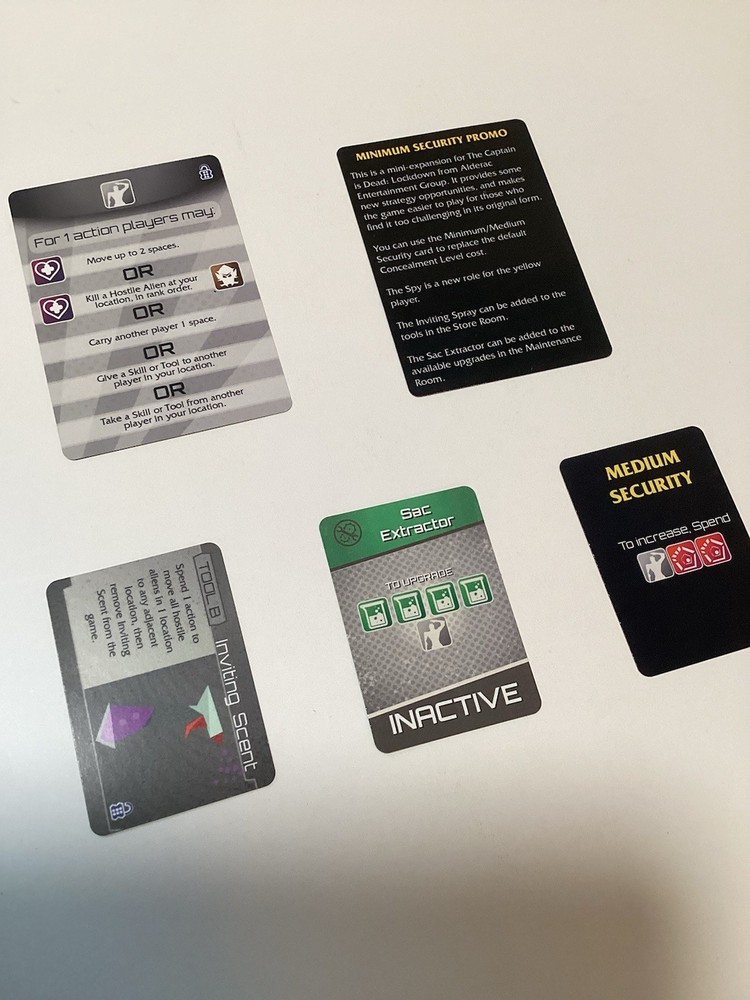 Captain is Dead, The: Lockdown – Minimum Security AEG Promo Pack - New!