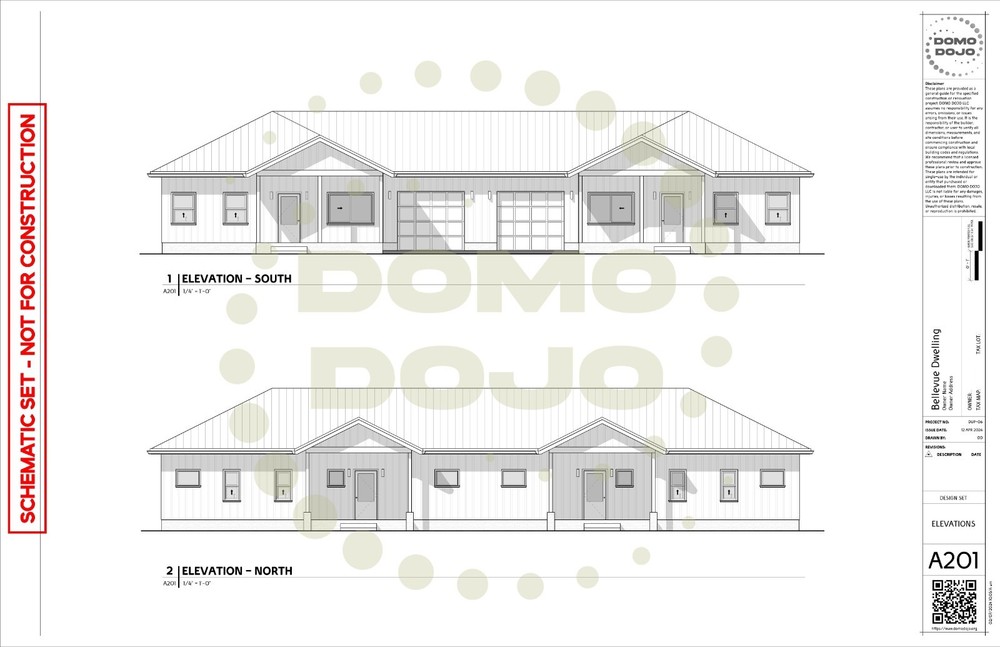 Bellevue Dwelling Duplex Plans – PDF Downloadable Blueprint