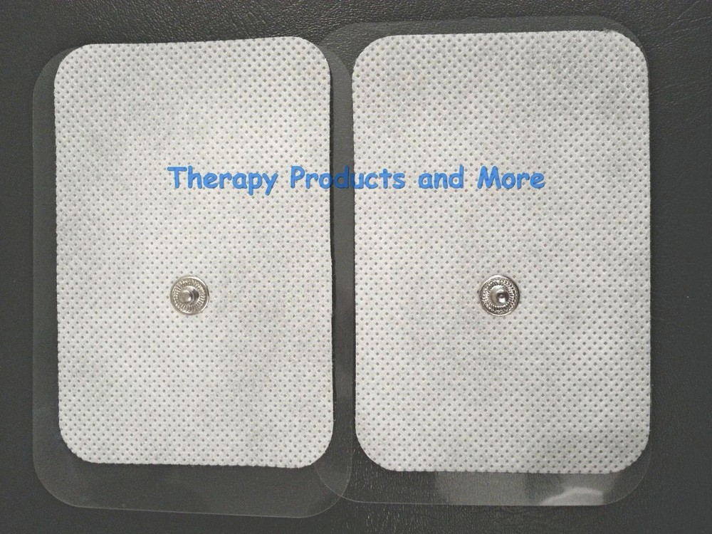 XL WIDE REPLACEMENT ELECTRODE MASSAGE PADS (16)FOR DIGITAL MASSAGER TENS MACHINE