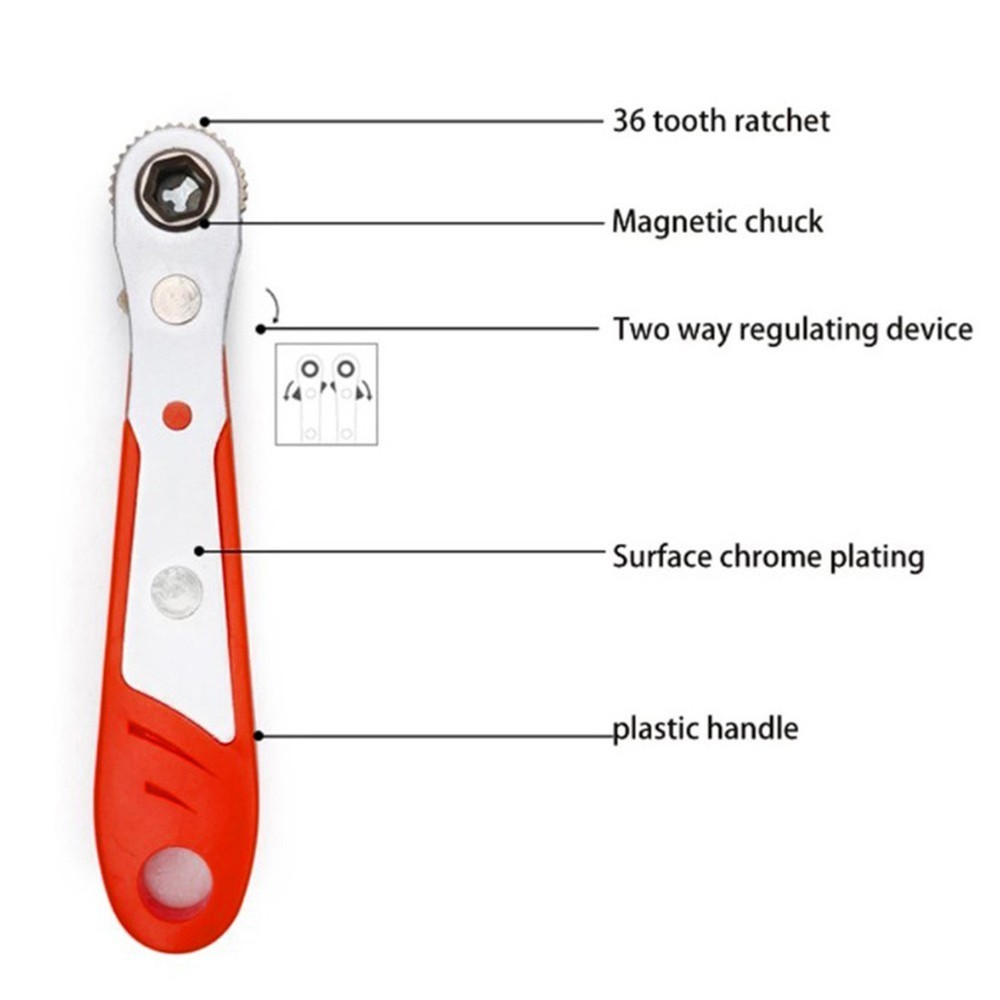 Automobile Cabinet Wrench Ratchet Screwdriver Set Small Socket Spanner