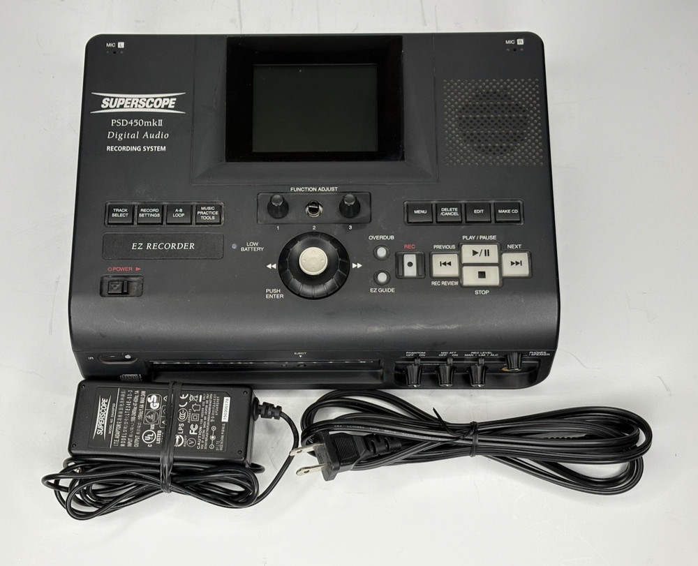 Superscope CD  PSD450mkII Recording System with AC Adapter