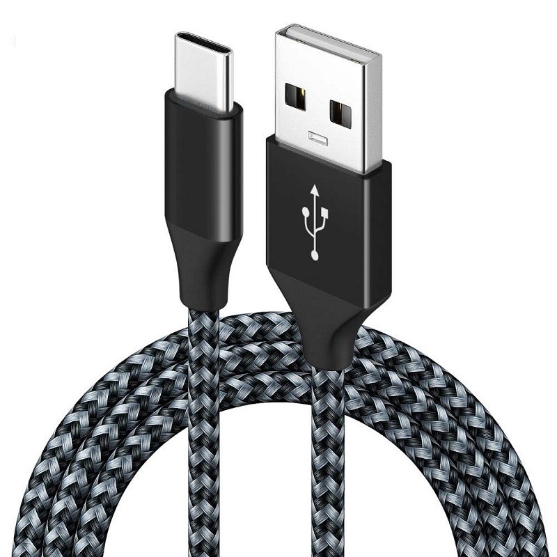 3-Pack Braided USB C Type-C Fast Charging Data SYNC Charger Cable Cord 3/6/10FT