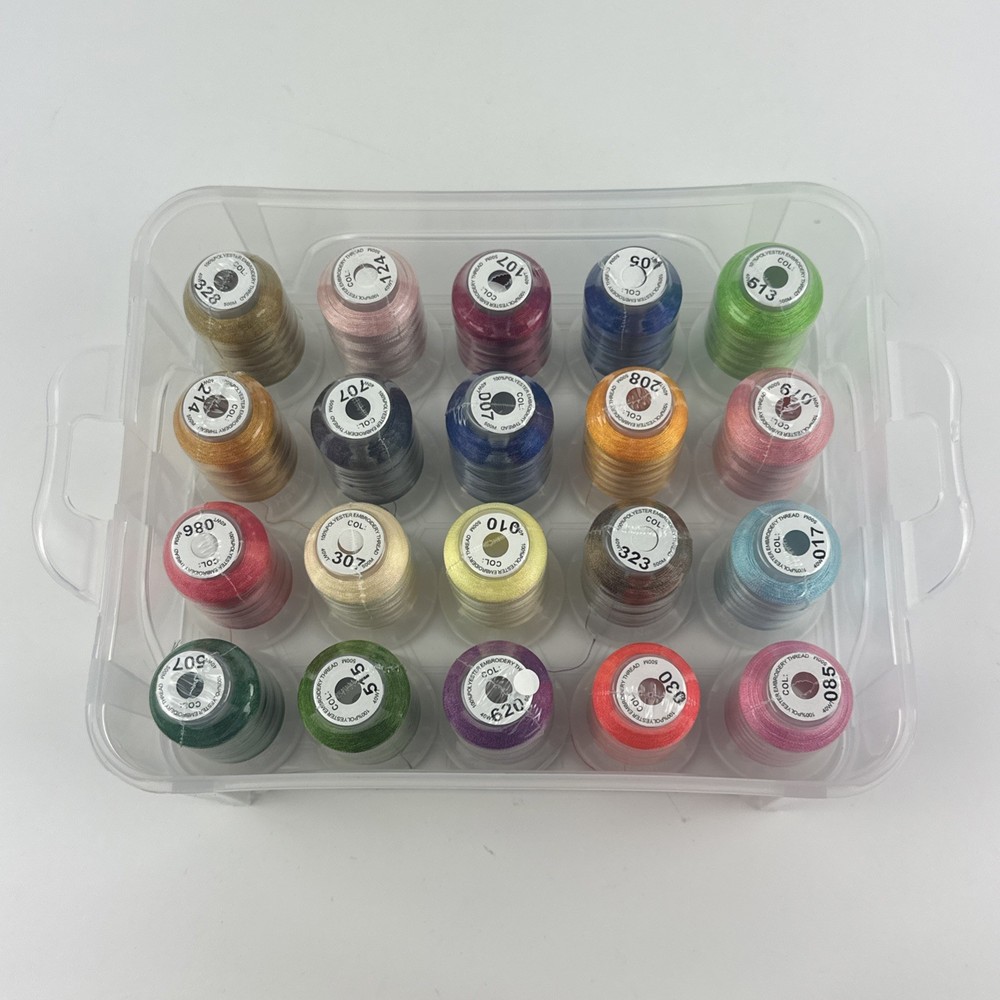 New Brothread Embroidery Thread 60 Spools New