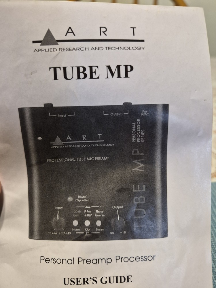 art tube preamp