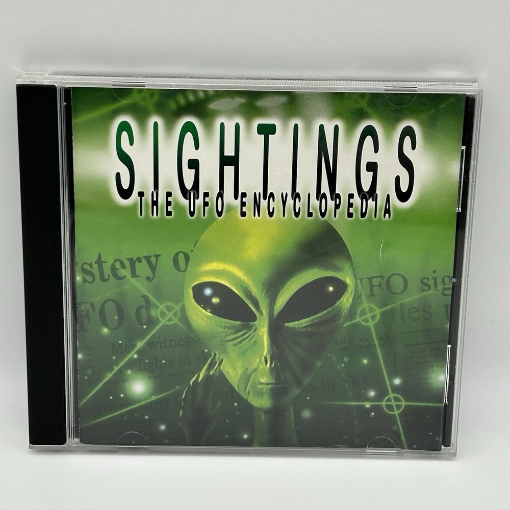 Sightings The UFO Encyclopedia (PC, CD-ROM, 1998, Paramount)