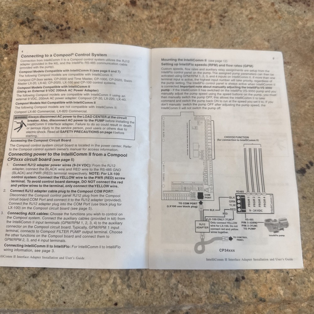 Pentair Intellicom II Interface Adapter | 521109
