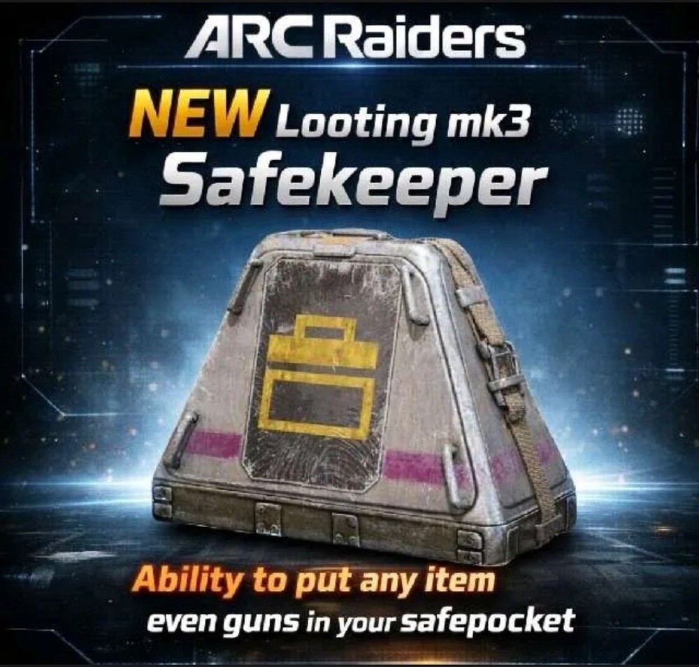 LOOTING MK.3 SAFEKEEPER Blueprint Arc Raiders (Newly Added Augment) 🔥