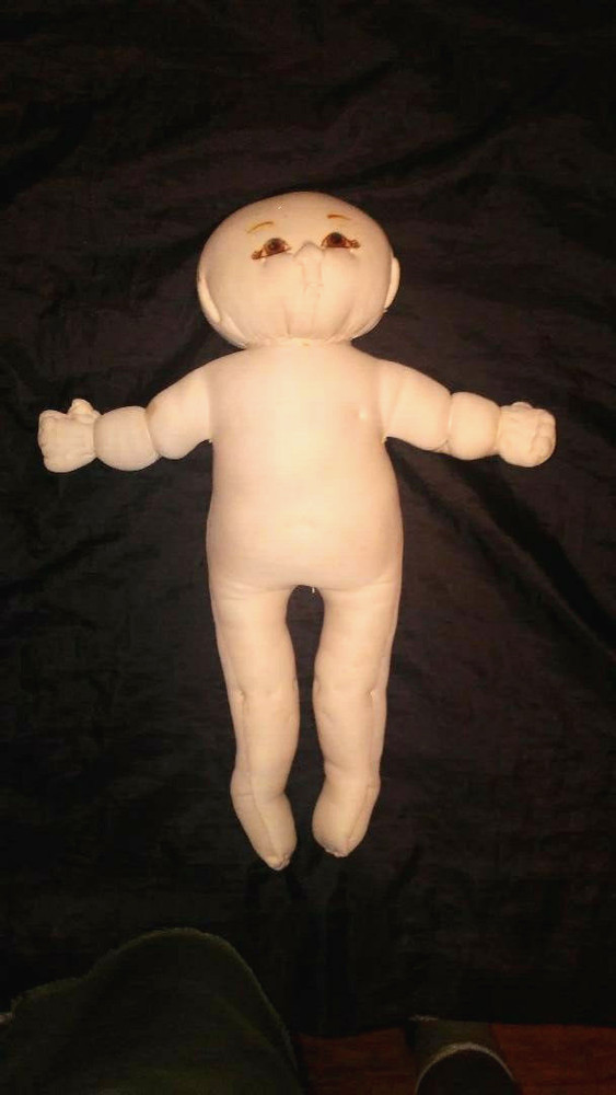 HOME MADE CABBAGE PATCH TYPE DOLL CABBAGE PATCH CRUCIFIXION